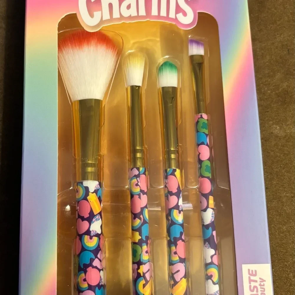 New Lucky Charms Makeup Brushes 4 Piece Set